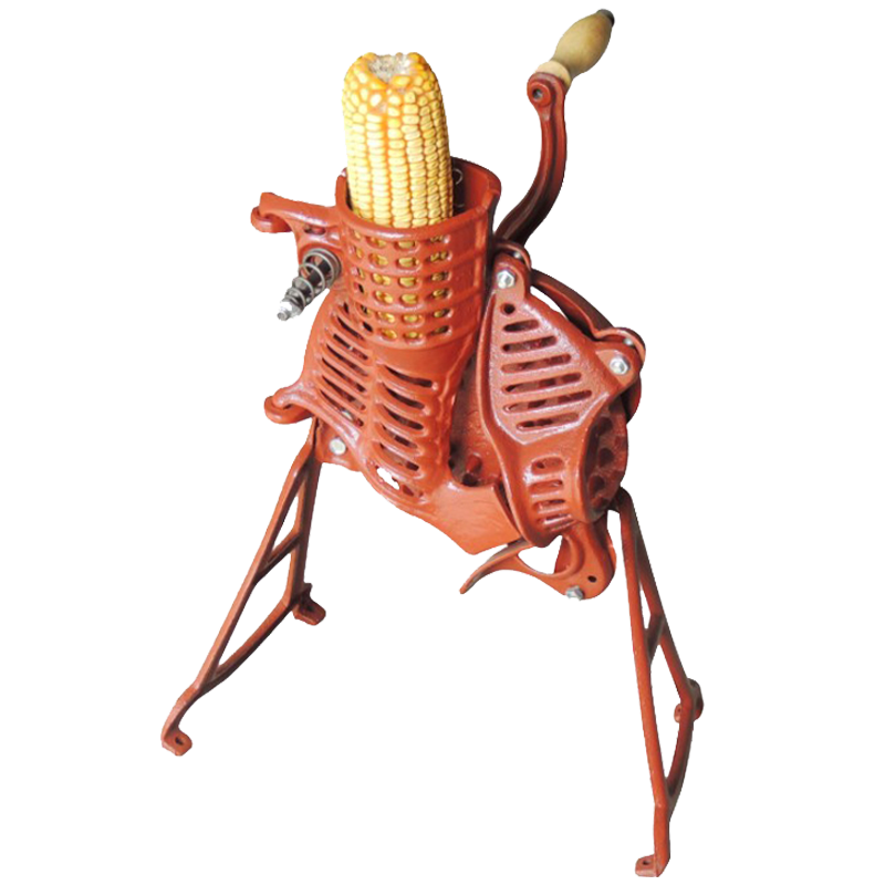 Cast iron lightweight manual corn thresher