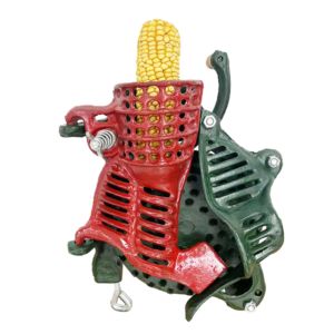 6YT-1007 The color-blocked hand-cranked corn sheller needs to be used in a fixed manner